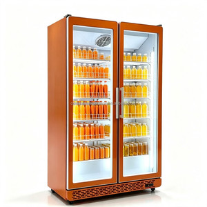 Nouvelle Vitrine Réfrigérée Commerciale 2026 à Double Porte Entièrement en Verre et Congélateur à Boissons en Gros - Product Image 5