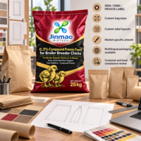 Minéraux et oligo-éléments de qualité alimentaire à 0,3 % avec enzymes et acides aminés pour poussins reproducteurs de chair - Marque Jinmao Favorise la Nutrition