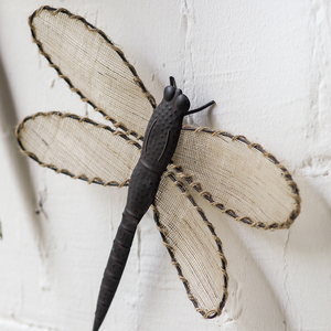 Hot Bán Trang Trại Tường Con Chuồn Chuồn Treo Trong Nhà Trang Trí Gỗ Và Cây Gai Dầu Dây Chuồn Chuồn Hình Treo - Product Image 4