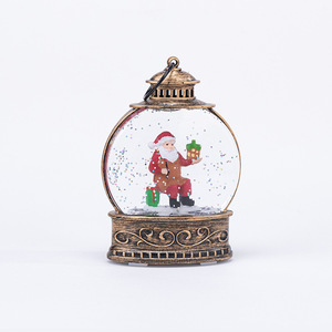 Giáng sinh đèn <span class=keywords><strong>LED</strong></span> cổ Noel trang trí nội thất Santa Pin hoạt động long lanh nước quay tuyết đèn <span class=keywords><strong>LED</strong></span> - Product Image 6