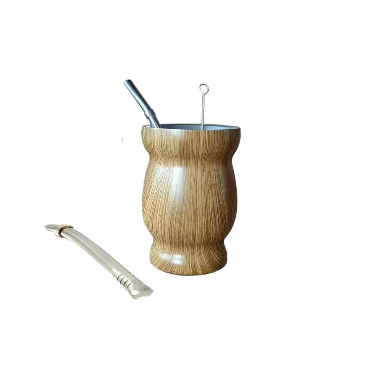 Grain de bois brun
