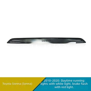 Barra de Luces Multifunción Blanca para Conducción, Luz de Freno <span class=keywords><strong>Roja</strong></span>, Accesorios Modificados para Automóviles <span class=keywords><strong>Toyota</strong></span> <span class=keywords><strong>Sienna</strong></span> 2010-2020 - Product Image 6