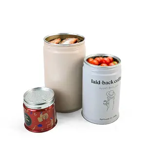 Jyb Goede Afdichting Leeg Droog Fruit/Poeder/Koffie/Thee/Melk/Drank Aluminium Coating Gemakkelijk Open Deksel Voedselverpakking Blikken Doos