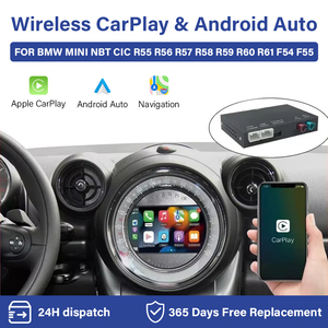 Android <span class=keywords><strong>Auto</strong></span> sans fil pour BMW MINI CIC NBT EVO R55 R56 R57 R58 R59 R60 R61 F54 F55 Interface MirrorLink AirPlay - Product Image 1