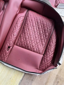 Housses de siège <span class=keywords><strong>sur</strong></span> <span class=keywords><strong>mesure</strong></span> pour accessoires de voiture, 3 rangées avec 6-7-8 sièges, cuir de luxe, ajustement personnalisé pour Toyota Alphard, ensemble complet - Product Image 3