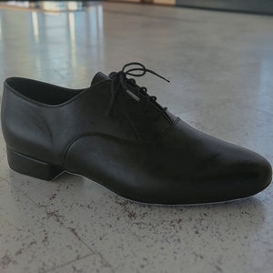 Cómodos Zapatos <span class=keywords><strong>De</strong></span> Baile <span class=keywords><strong>De</strong></span> <span class=keywords><strong>Salsa</strong></span> Latina <span class=keywords><strong>De</strong></span> cuero genuino negro para hombres y niños Zapatos <span class=keywords><strong>De</strong></span> Baile tamaño US 4,5-13,5 Altura del tacón 2,5 cm - Product Image 6