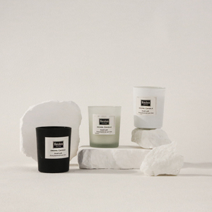 Atacado 50ml Três Cores Velas Perfumadas de Vidro com Cera De Soja Fragrância Sem Fumaça para Decoração Home para Férias Meditação Ramadan