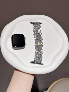 <span class=keywords><strong>Bracelet</strong></span> en métal torsadé entièrement en diamant pour <span class=keywords><strong>Apple</strong></span> <span class=keywords><strong>Watch</strong></span> Series 10 SE 8 <span class=keywords><strong>7</strong></span> 6 5 4 3 2 1 <span class=keywords><strong>Bracelet</strong></span> pour <span class=keywords><strong>femme</strong></span> - Product Image 5