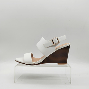 Sandali con zeppa da donna per l'estate, fasce larghe con plateau aperto per caviglia con zeppa per sandali estivi Casual da donna - Product Image 6