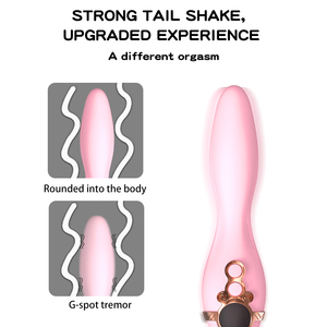 Vibromasseur baguette magique 9 vitesses 9 fréquences, stimulateur clitoridien double tête, jouet sexuel en silicone flexible à 360° pour femmes - Product Image 3