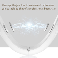 Masseur facial haute fréquence pour usage domestique, anti-rides, éliminateur de double menton, raffermissant cutané, anti-gonflement, pour le cou