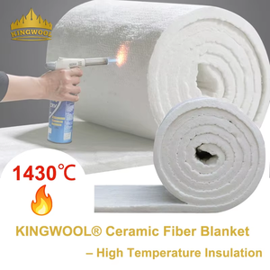 KINGWOOL – Couverture en fibre céramique moderne et personnalisable de 150 mm pour <span class=keywords><strong>l</strong></span>'<span class=keywords><strong>isolation</strong></span> et la préservation thermique des revêtements muraux de fours industriels - Product Image 5