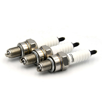 Pièces de moto en gros haute Performance bougies d'allumage à 3 électrodes pour Scooter GY6 50cc 150cc scooter à trois mâchoires