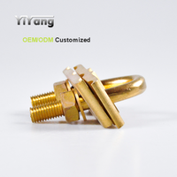 Collier de mise à la terre en U en laiton |   Pouces |   Anti-corrosion |   pour 467 certifiés |   Surface polie |   Usine directe