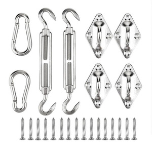 ตะขอเกี่ยว Haoze Turnbuckle M5 แบบตะขอเกี่ยวสองข้าง ทำจากสแตนเลส 304 ขัดเงา แบบยุโรป สำหรับแขวนตะกร้าดอกไม้ - Product Image 4