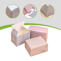 Caja de Papel Mate Ecológica de Alta Gama para Carpetas Personalizadas con Impresión de Logotipo Personalizado para Marcas de Tampones Orgánicos