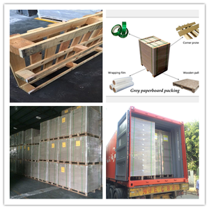 300-2000gsm Grey Cardboard <b>Paper</b> Roll and Sheet for Notebook Cover <b>Paper</b> Board - Product Image 5