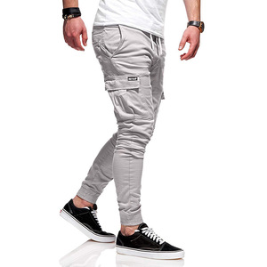 Pantalones Cargo para <span class=keywords><strong>Hombre</strong></span>, Multibolsillos, Tallas Grandes, Pantalones Largos de Moda, Venta al por Mayor de Fábrica, Pantalones Tipo Lápiz, Pantalones de Algodón de Calidad para <span class=keywords><strong>Hombre</strong></span> - Product Image 6