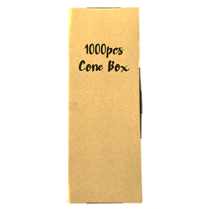 Customize Foil Lazer Label Printing Prerolls Cone King Size Natural Cone Adhesive Label Tip OEM Smoking Accessories - Product Image 1