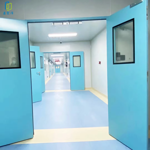 <span class=keywords><strong>Puerta</strong></span> <span class=keywords><strong>de</strong></span> Entrada para Cuarto Limpio <span class=keywords><strong>de</strong></span> Acero <span class=keywords><strong>de</strong></span> Alta Resistencia - <span class=keywords><strong>Puerta</strong></span> Doble Abatible Hermética para Cuarto Limpio Farmacéutico - Product Image 6