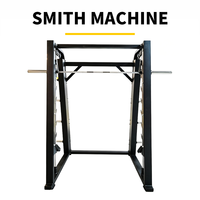 Machine Smith Commerciale Robuste Multifonctionnelle avec Rack à Squat et Chargeur de Plaques pour Entraînement en Club de Fitness ou à Domicile