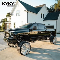 Jantes forgées 24x14 26x16 28x16 8x170 8x180 pour camions, jantes forgées à déport profond polies pour Ford F250 F350 et GMC Sierra 2500HD