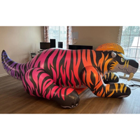 Dragon gonflable personnalisé en PVC bleu, taille et couleur sur mesure, poupée dragon gonflable pour fille, équipement publicitaire, poupée dragon