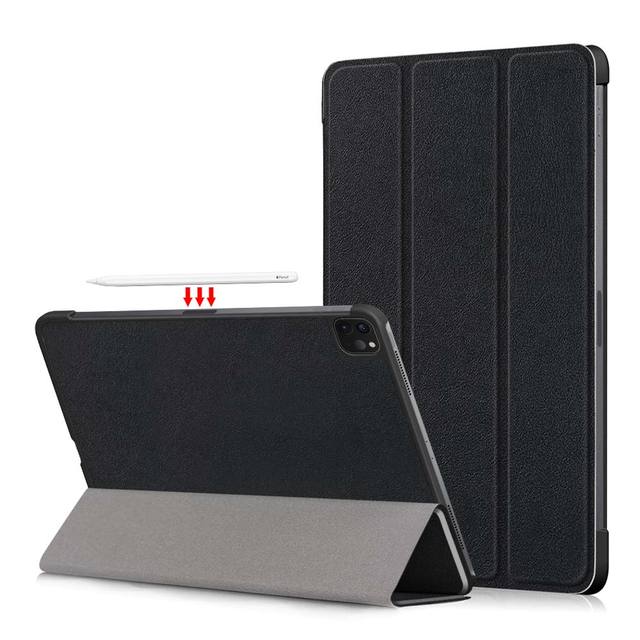 CYKE Ultra Thin Tablet Case Three Fold Shockproof Full Pu Leather Pc Protective Case for Apple iPad Pro 11 Inch 2024