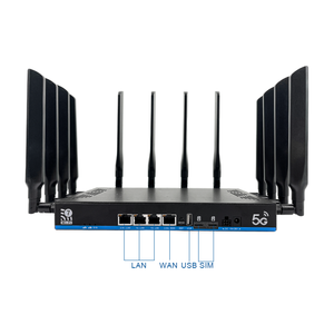 Routeur Wi-Fi <span class=keywords><strong>7</strong></span> sans fil fiable avec connectivité 5G, double emplacement pour carte SIM, Wi-Fi 6 GHz, 5,8 GHz, <span class=keywords><strong>2</strong></span>,4 GHz, OpenWRT, routeur cellulaire 4G LTE - Product Image 2