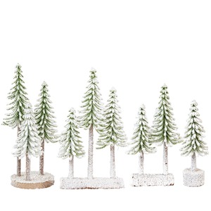 Connected Mini Tabletop <strong>Christmas</strong> <strong>Tree</strong>, Artificial Snow Frost Flocked Xmas <strong>Tree</strong>, Miniature Pine <strong>Desktop</strong> <strong>Christmas</strong> Xmas <strong>Tree</strong> - Product Image 6
