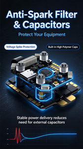ชุดควบคุมความเร็ว iFlight Borg 60RS Mini H7 Stack 4-IN-1 ESC พร้อมตัวรับสัญญาณ SMD ELRS 2.4G ในตัว รองรับแบตเตอรี่ LiHV 4-8S  อะไหล่โดรน FPV แบบ Private Mold - Product Image 3