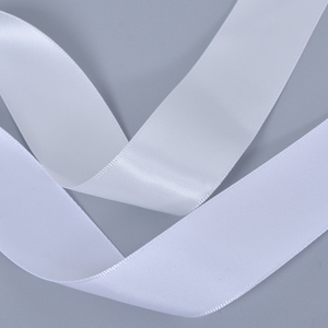 Ribest 5-89mm trắng Polyester đơn/đôi mặt satin Grosgrain <span class=keywords><strong>Ribbon</strong></span> cho hộp quà tặng gói CuộN bán buôn - Product Image 3