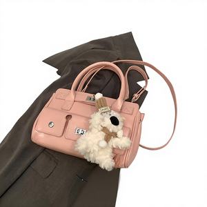 Bolso de Mano Unisex de Lujo, Geométrico, de Cuero PU Vintage, con una Sola Correa Cruzada - Product Image 1