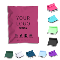 Enveloppe d'expédition jetable biodégradable et compostable en polyéthylène noir 3 mil, personnalisée, marque YY