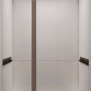 Ascenseur de passagers moderne en acier inoxydable à entraînement AC, traction sans engrenages, facile à utiliser, capacité de 400 kg pour usage hôtelier et résidentiel - Product Image 1