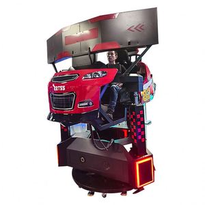 เครื่องจำลองการแข่งรถ VR แบบสามจอสำหรับผู้เล่นคนเดียวที่สมจริง ขนาดใหญ่ ใช้เหรียญหยอด วัสดุโลหะ ภาษาอังกฤษ - Product Image 2