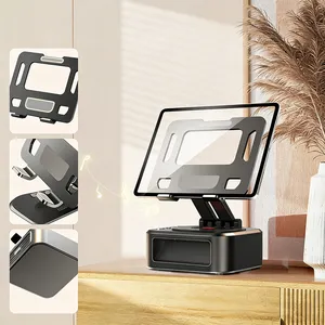 Supporto per Tablet da Scrivania Multifunzionale Rotante a 360° con Altoparlante BT, Dispositivo Audio Portatile per Fitness ed Esercizio, Porta Telefono - Product Image 3