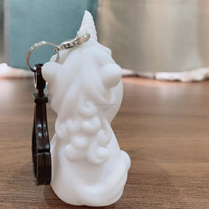 Populaire Fliud Licorne DIY Résine À La Main Peint À La Main Animal Porte-clés Pleines Couleurs <span class=keywords><strong>Peinture</strong></span> Lapin Ours Chat <span class=keywords><strong>Figurine</strong></span> - Product Image 2