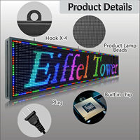 Señal de desplazamiento LED P10 para exteriores RGB a todo color 4G USB WiFi Led Pixel pantalla programable P10 para tienda/hotel/Iglesia/restaurante