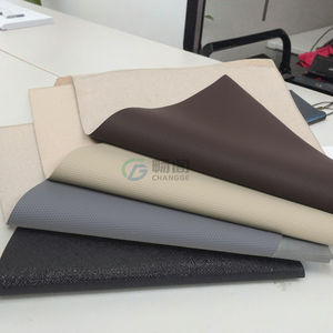 جودة ممتازة من مادة Pvc نصف ثقب من الجلد الصناعي الصناعي قماش دفتر بغطاء جلد Pvc نسيج جلد Pvc - Product Image 3