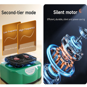 Foot <b>Massager</b> Electric Vibration Massage For Blood Circulation And Warming Green Plug In Home Use - Product Image 4