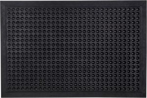 <b>Thin</b> Silicone Front Door Welcome Mat Non-Slip Outdoor Floor <b>Rug</b> with Quick Dry Feature Universal Fit - Product Image 4