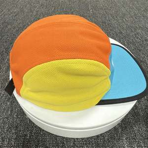 Gorras de running de 5 paneles con bloque de color, impermeables de nailon, personalizables, de secado rápido, para camping y actividades al aire libre - Product Image 2