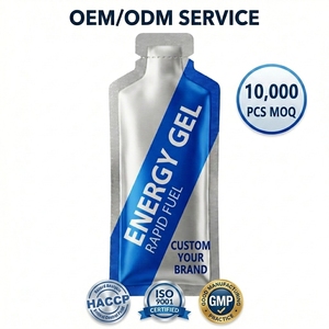 Gel énergétique portable OEM ODM Halal en sachet - Saveurs et emballages personnalisés pour complément nutritionnel sportif, gel énergétique végétalien OEM - Product Image 1