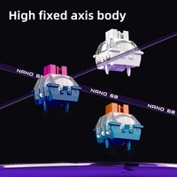 Nano68 Clavier à axe magnétique Nano68TTC Heavenly King Axis Clavier de jeu RT0.01 Esports réglable