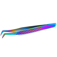 Pince à épiler de précision en forme de bec d'aigle 7 formes, durable, à pointe lisse, en acier inoxydable antirouille, pour la coupe des sourcils