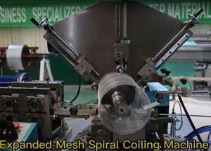 2024 Hot Product PLJY109-500 Full-Auto HDAF Expanded Mesh <strong>Spiral</strong> <strong>Coiling</strong> <strong>Machine</strong> - Product Image 4
