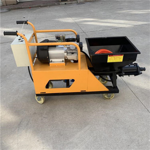 Machine de pulvérisation de ciment et de <span class=keywords><strong>mortier</strong></span> pour enduit et coulis, pour murs et sols, avec système d'<span class=keywords><strong>injection</strong></span> et <span class=keywords><strong>pistolet</strong></span> de pulvérisation - Product Image 4