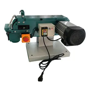 BS100-140 2800rpm wooden box 3 phase metal pipe sand belt polishing table sanding machine