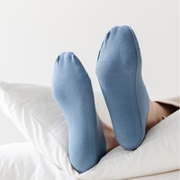 Chaussettes invisibles pour hommes, antidérapantes, en soie glacée, avec semelle en coton, fines, pour mocassins et bateaux, vente en gros